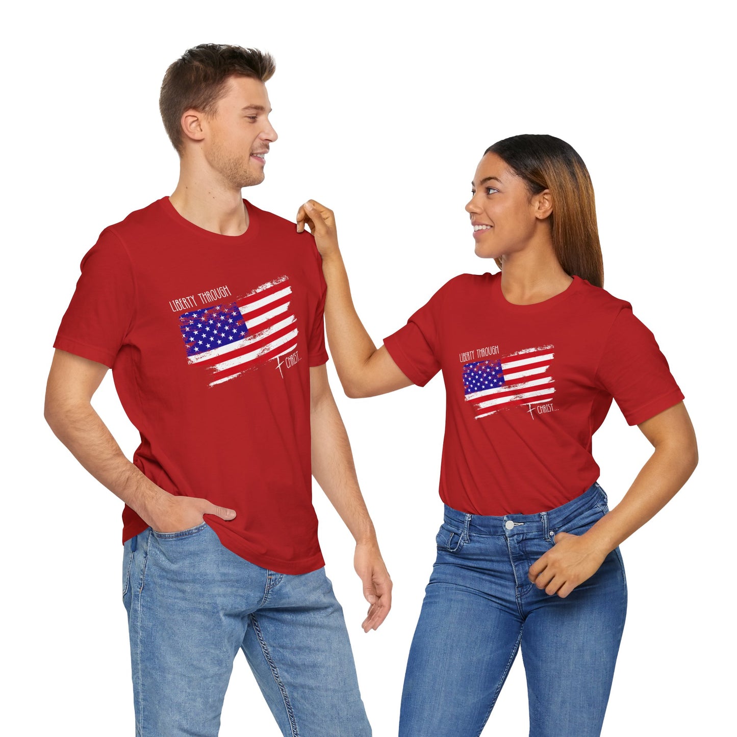 Liberty Through Christ Unisex T-Shirt