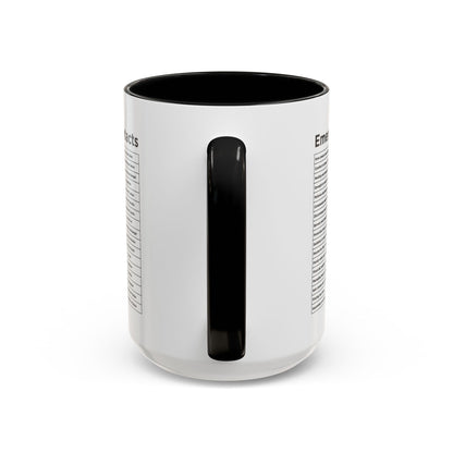 "Emergency Contacts" Coffee Mug