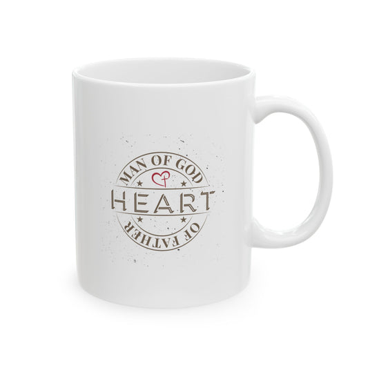 Man of God, Heart of Father Coffee Mug