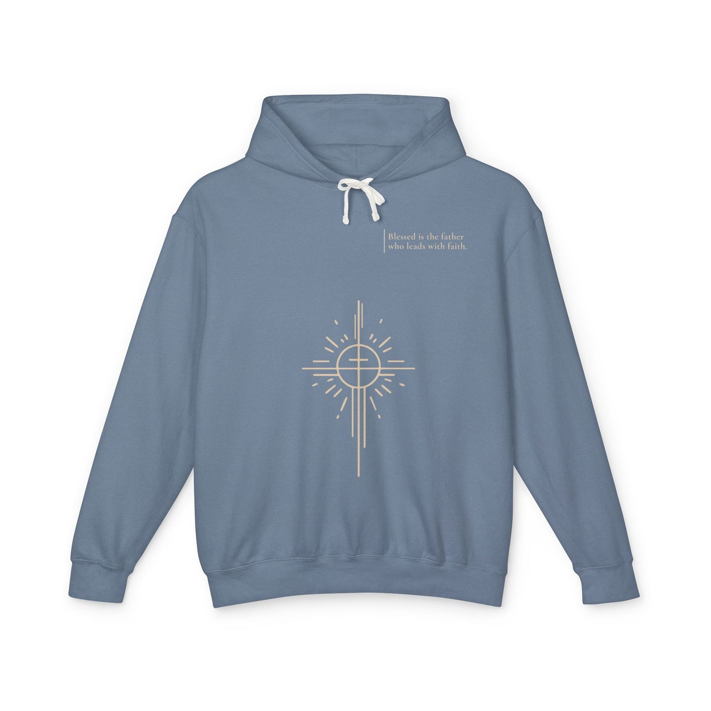 Blessed is the Father Who Leads With Faith Hoodie