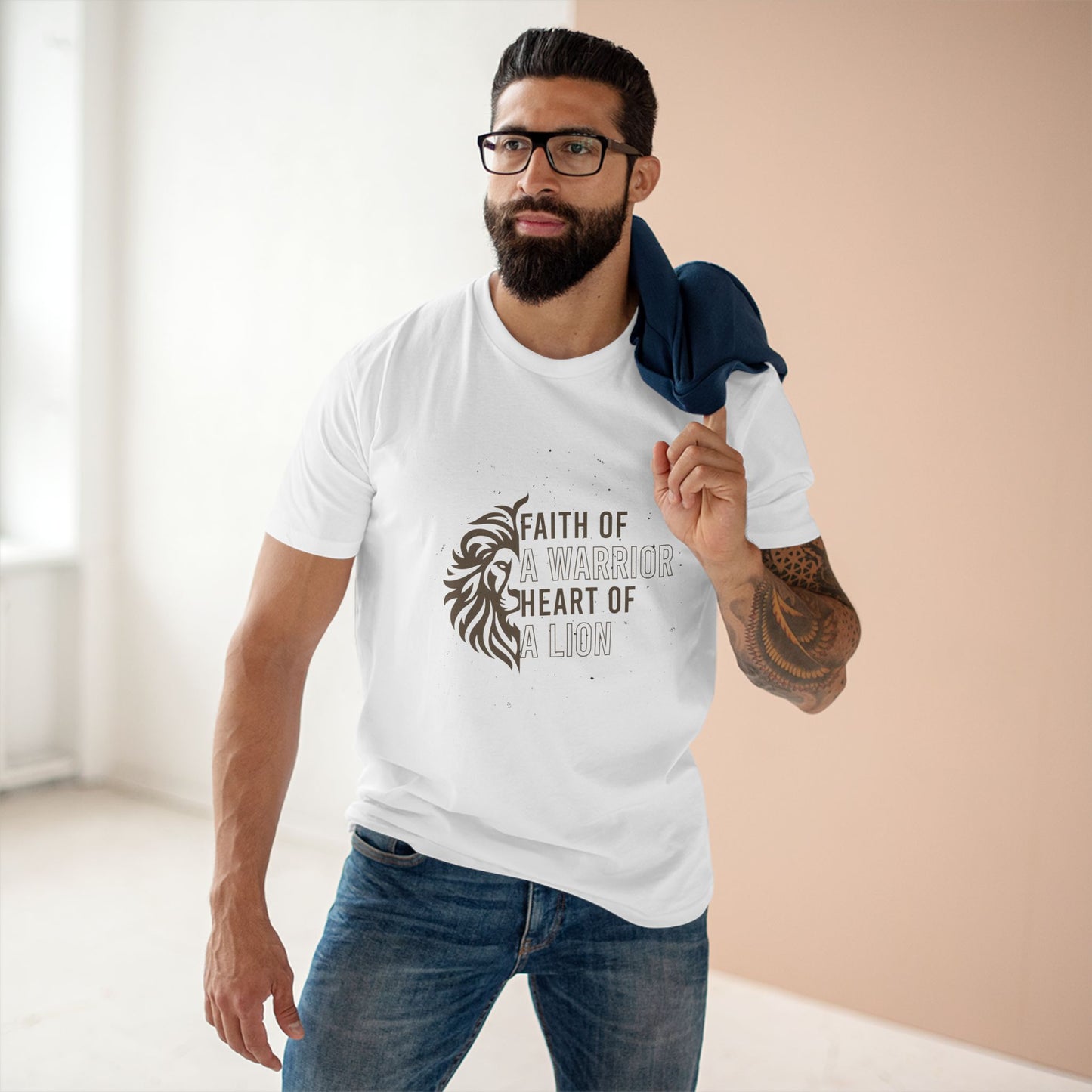 Faith of a Warrior Heart of a Lion T-shirt