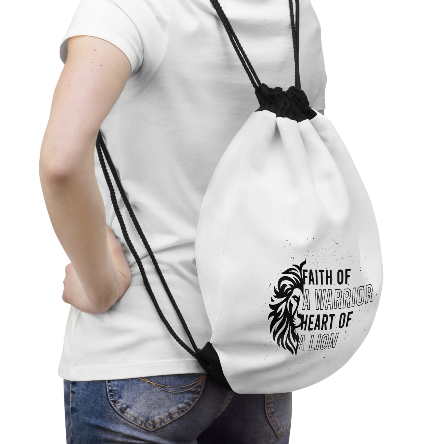 Faith of a Warrior Heart of a Lion Stringbag