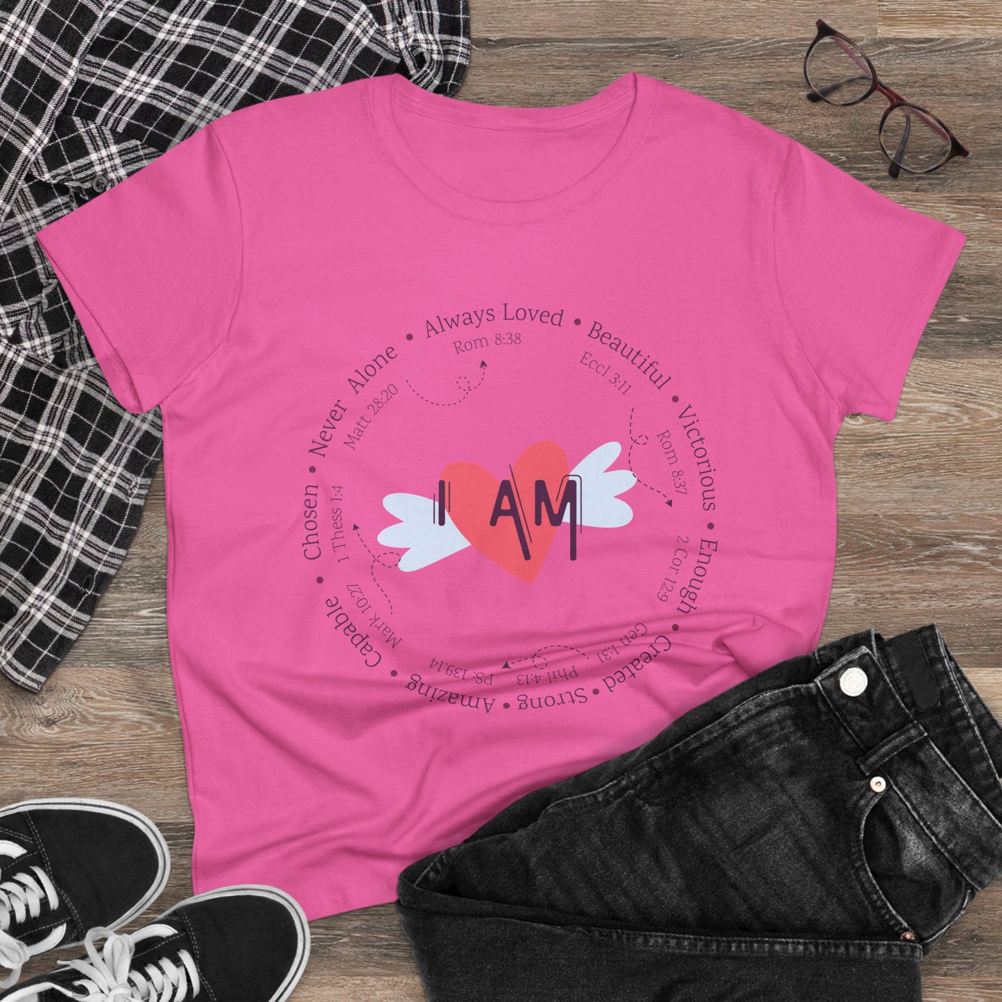 Heartfelt Affirmation "I am" T-shirt