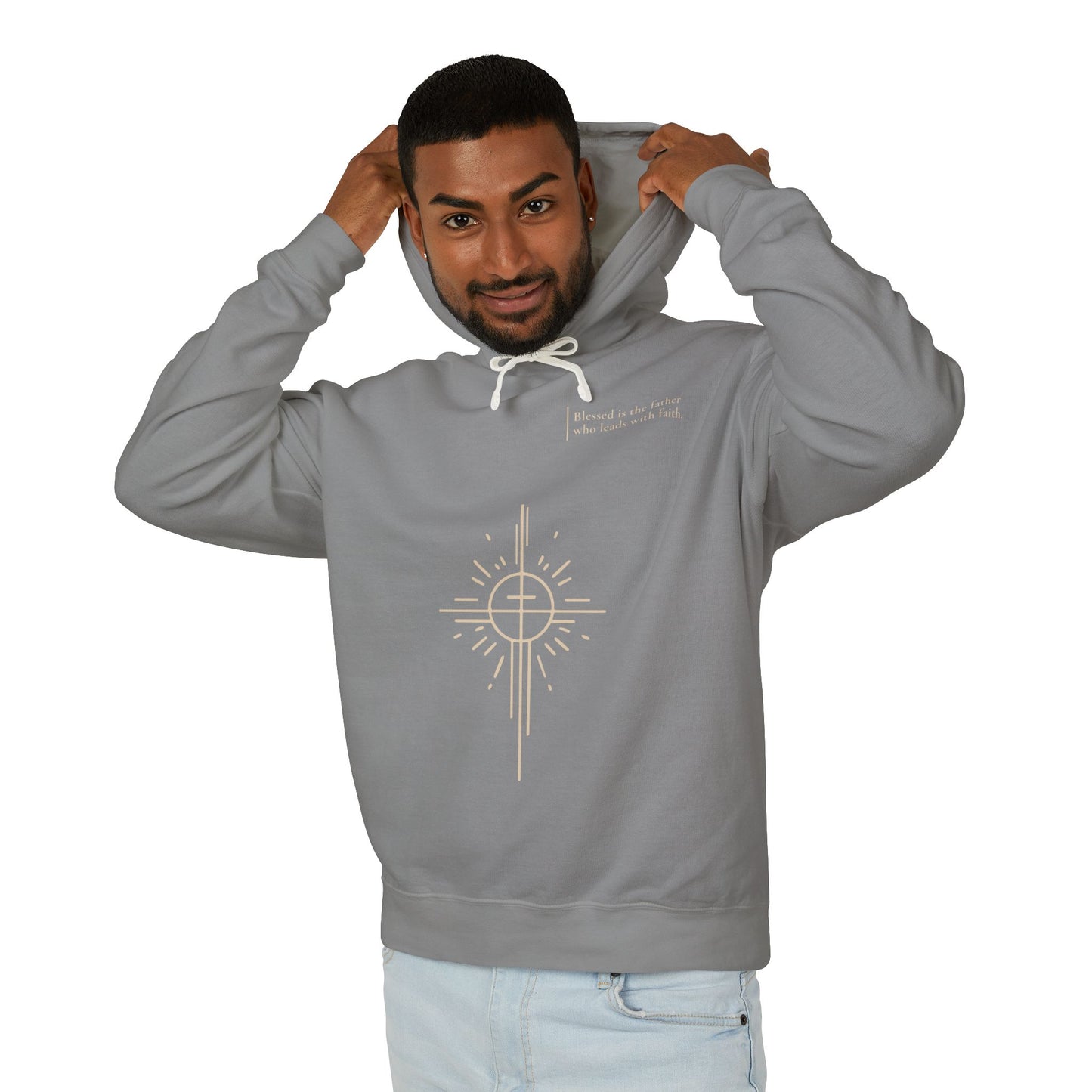 Blessed is the Father Who Leads With Faith Hoodie