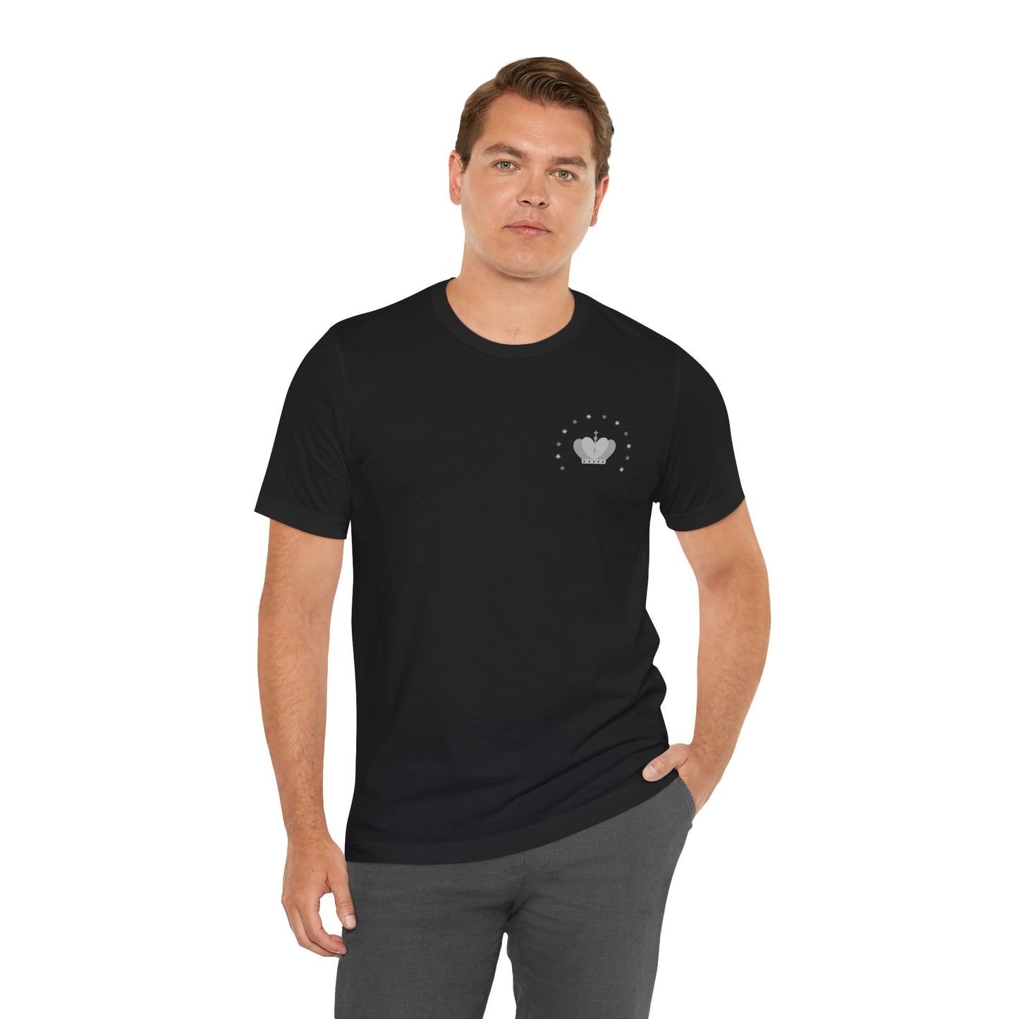 Small Crown of the Virgin Mary - DEIGEX logo T-shirt