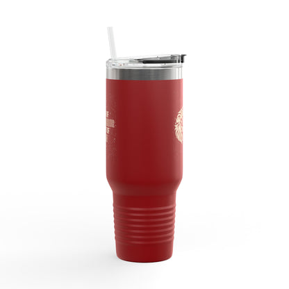 Faith of a Warrior Heart of a Lion Travel Mug