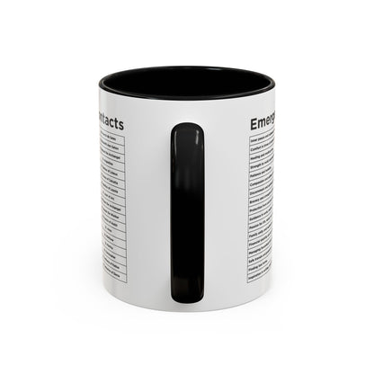 "Emergency Contacts" Coffee Mug