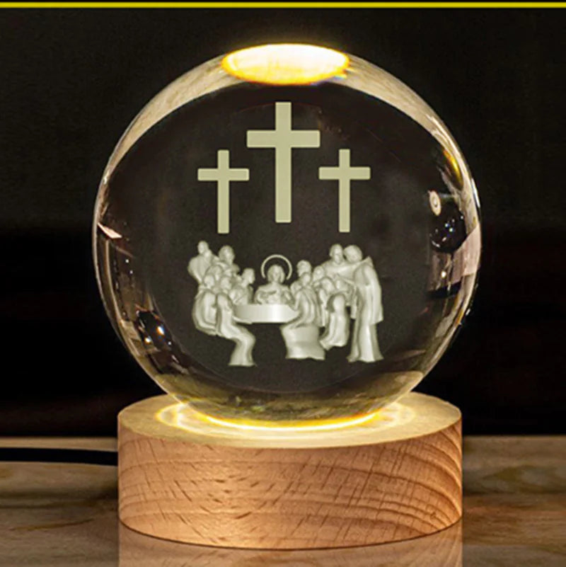 Luminous Crystal Office Display