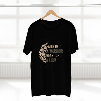 Faith of a Warrior Heart of a Lion T-shirt