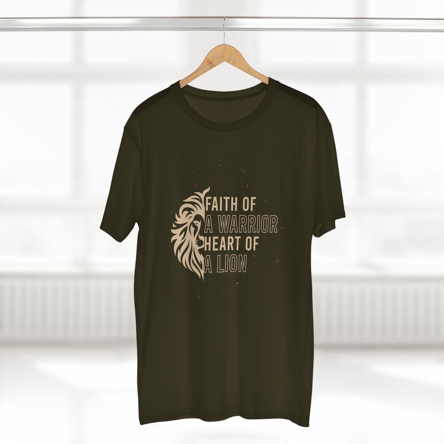 Faith of a Warrior Heart of a Lion T-shirt