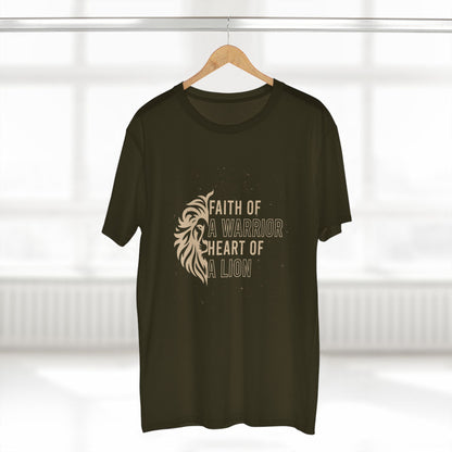 Faith of a Warrior Heart of a Lion T-shirt