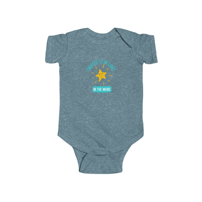 Created To Be Light In The World - Baby Bodysuit