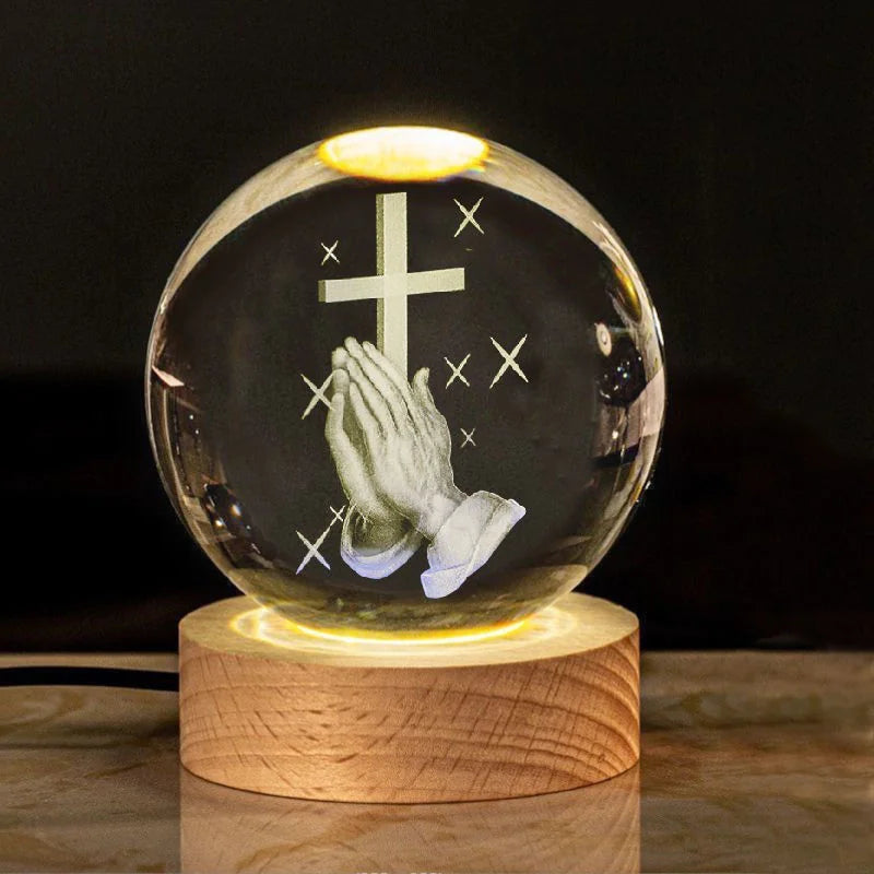Luminous Crystal Office Display
