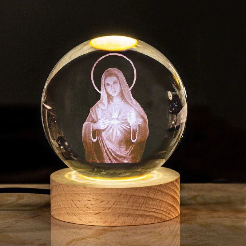 Luminous Crystal Office Display